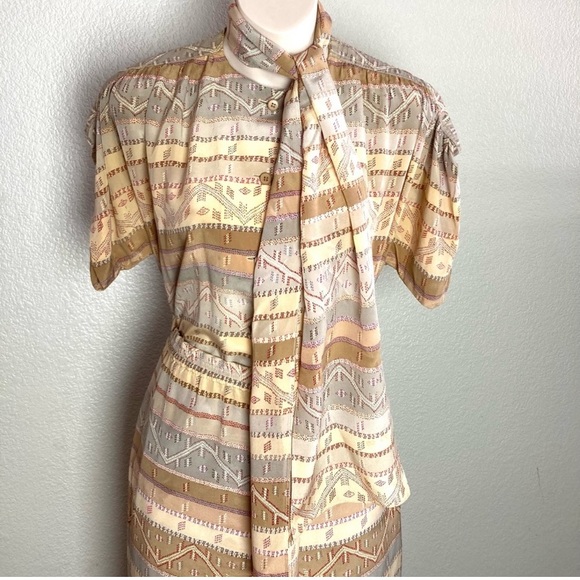 Givenchy 1960’s Boutique Vintage Silk 3 Piece Pant Set - Picture 2 of 16